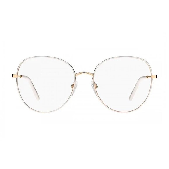 NEW MARC JACOBS MARC 590 0Y3R 00 EYEGLASSES GOLD IVORY WOMEN EYEWEAR MARC JACOBS